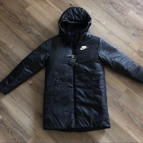 WOMENS NIKE SYNTHETIC FILL REVERSIBLE PARKA JACKET - Picture 7 of 8